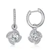 Windmill 3.2ct Cubic Zirconia Drop Earrings for women 925 Sterling Silver JewelryPalace
