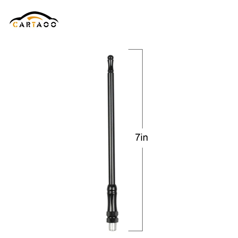 

Black 17CM Antennas Reflex Fit For Jeep Wrangler JK Short Antenna