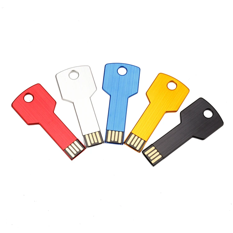 2021 Key Shape USB Flash Memory Disk USB Drive Free Custom Laser LOGO 2.0 3.0 2GB 4GB 8GB 16GB 32GB 64GB Pen Drive - ANKUX.COM