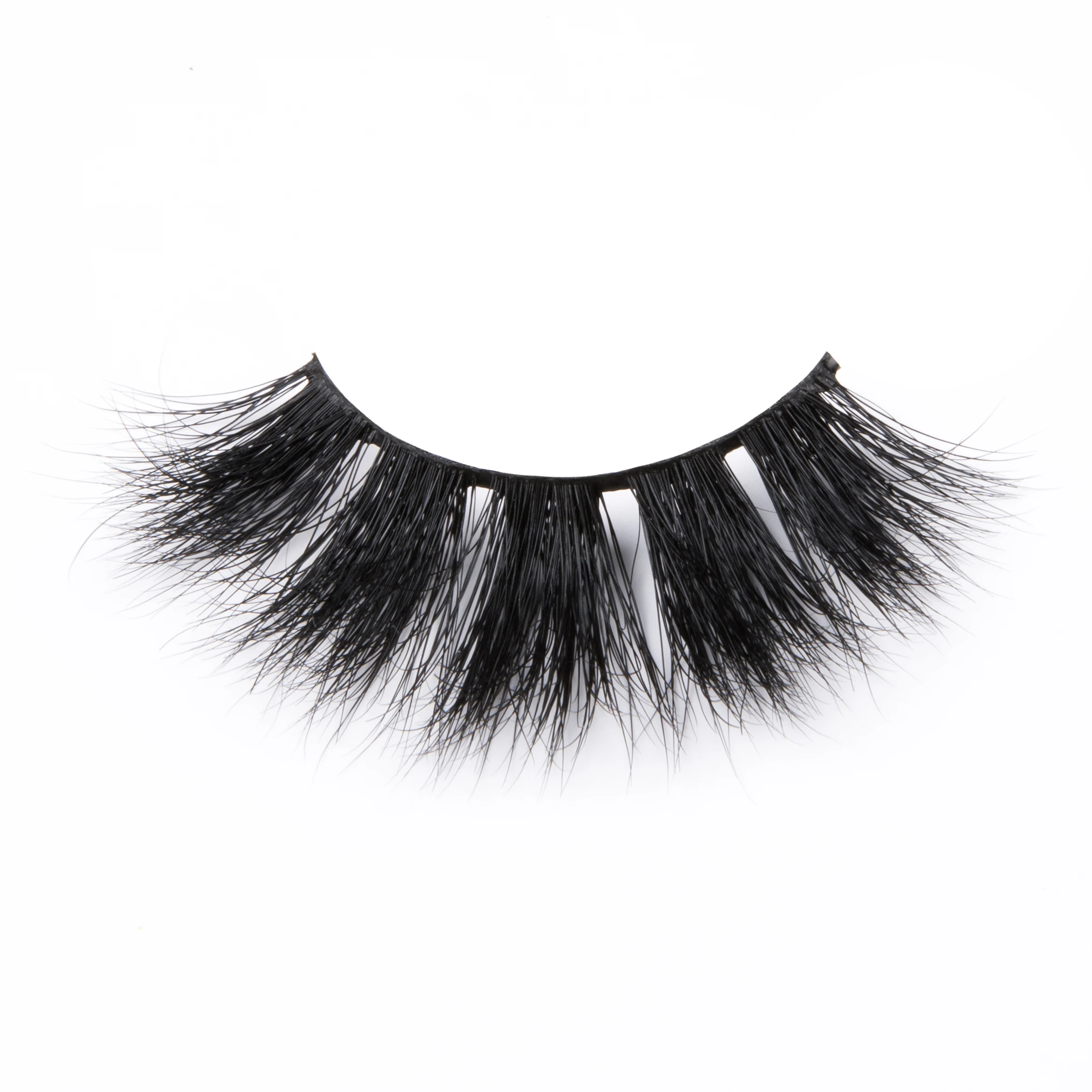 

6D-28 wholesale 100% real siberian mink fur mink eyelashes 3d mink lashes, Black