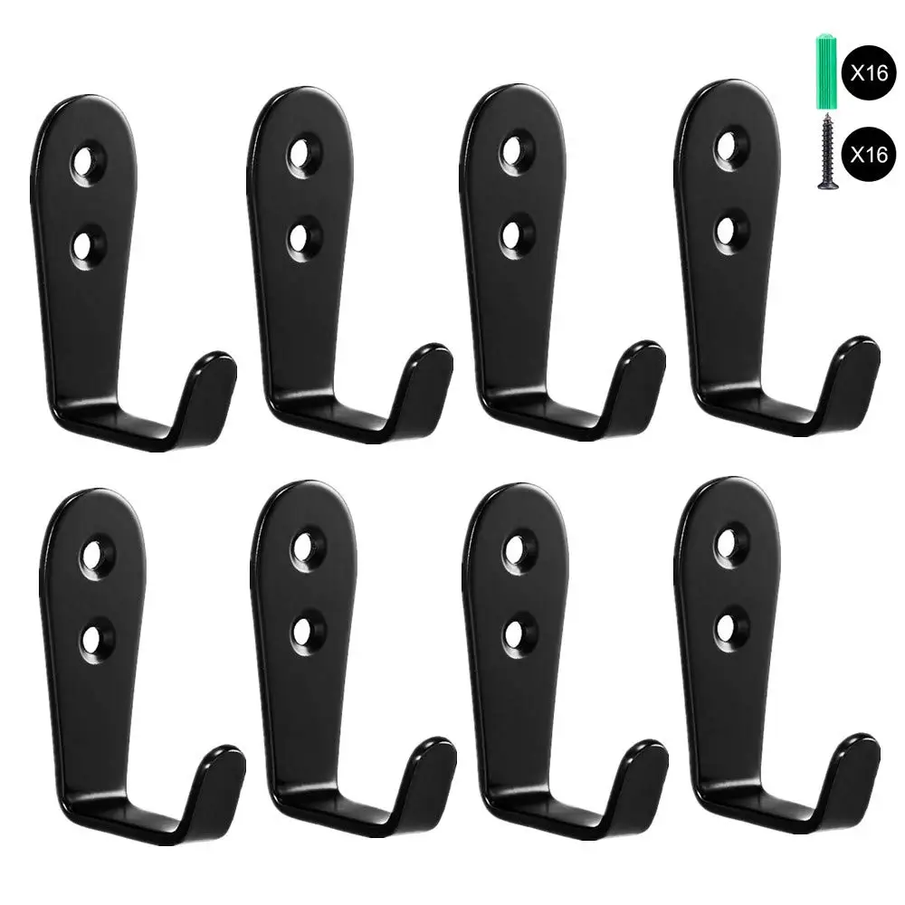 

Wall Hooks for Hanging Robe, Towel or Coat Black Coat Rack Hook, Customers' requirement