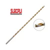 1/4 Inch Titanium & Bright Coating Extended-Length Wood Brad Point Drill Bits
