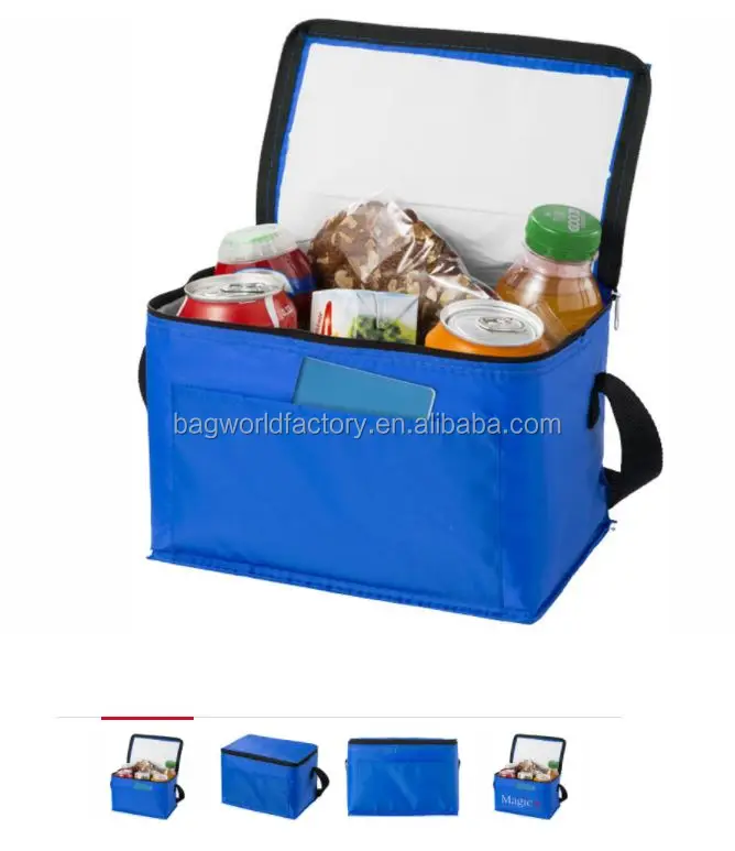 

gift promotion insulated cooler bag with foil liner, Customized color