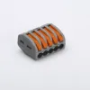 222 Series Female type 3 wire terminal block 3 Pin Spring lever connector