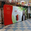 Trade Show Pop up Display with Tension Fabric Banner