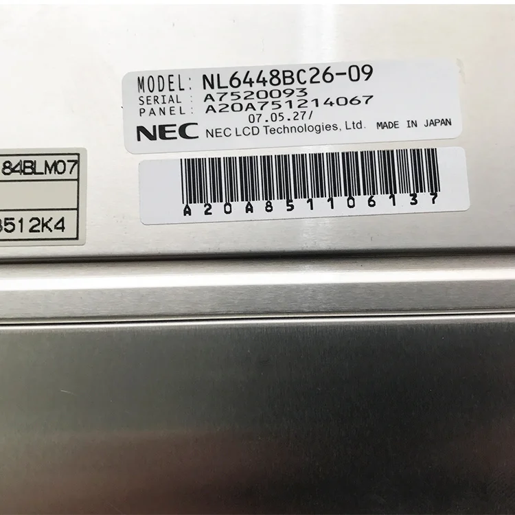 NL6448BC26-09 NEC Phụ T&ugrave;ng Cnc Ch&iacute;nh H&atilde;ng Mới M&agrave;n H&igrave;nh Hiển Thị NEC