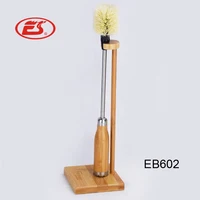 

EB602 Custom water bottle cleaning brush with bamboo handle