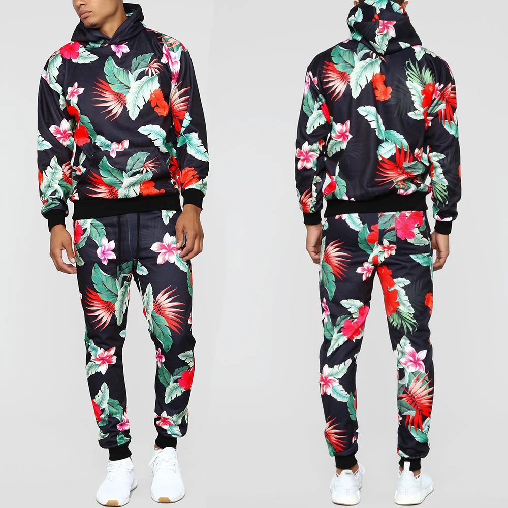 floral mens tracksuit