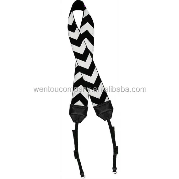 Wentou Hot Selling Blanks Chevron Fashion Style Camera Straps