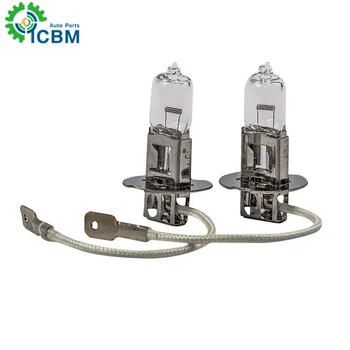 H3 12v 55w 6000k Pk22s Halogen Bulb 6v 55w Auto Car Led Headlight Auto ...