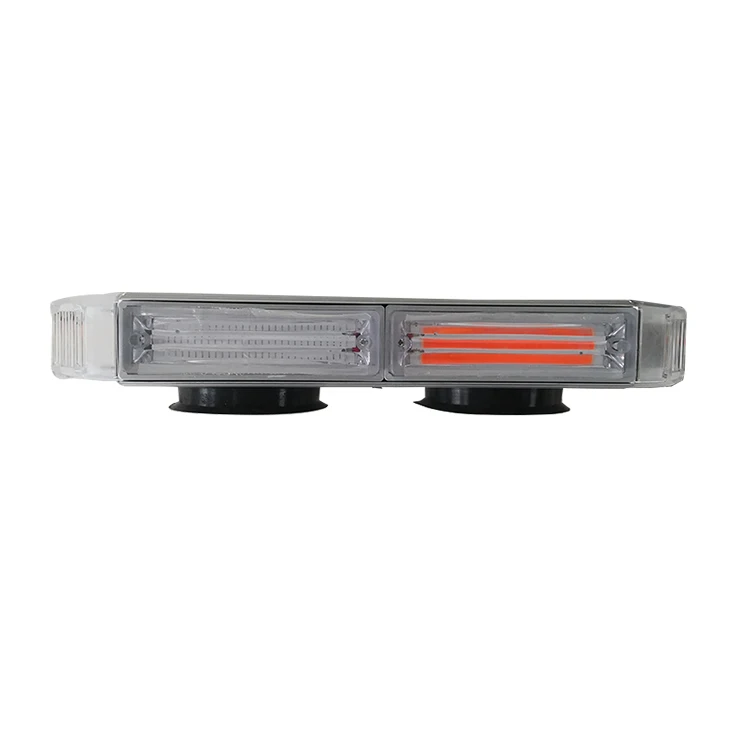 43/" 40W LED Emergency Traffic Advisor Wrecker BRAKE Amber White CARGO Lights Bar
