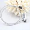 CH-902 high quality 4 digits combination password computer lock laptop cable lock