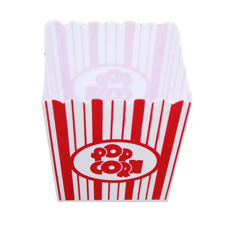 Reusable 750ml Plastic Popcorn Cups Custom Printed Mini Popcorn Bucket ...