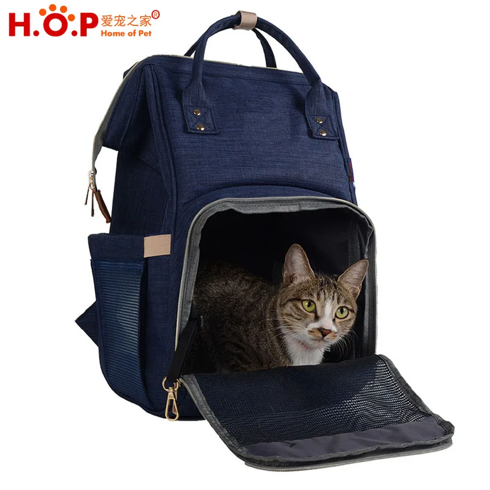 Pet Carrier Backpack With 4 Sides Mesh Window For Small Dogs Cats Softside