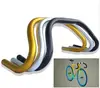 11008 25.4*420mm Sand Finish Sandblast Al Alloy Fixed Gear Drop Handle Bar Bicycle Drop Handlebar