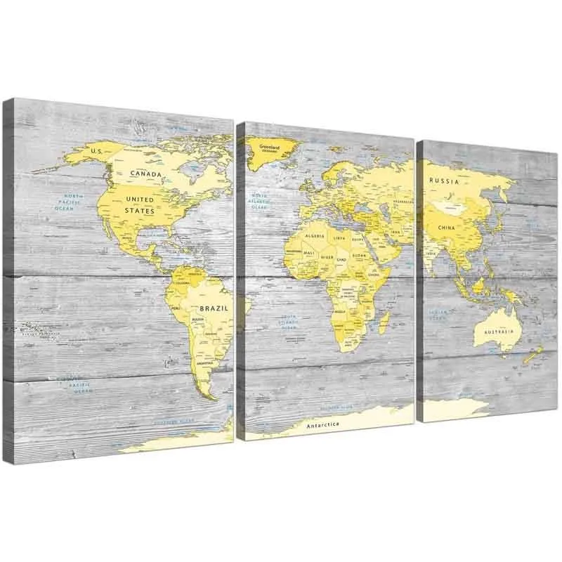Besar Kuning Abu Abu Peta Dunia Atlas Dinding Kanvas Seni Cetak Di Dalam Atlas Wall Art Buy Kayu Peta Dunia Peta Dunia Kayu Dunia Kayu Dinding Seni Product On Alibaba Com