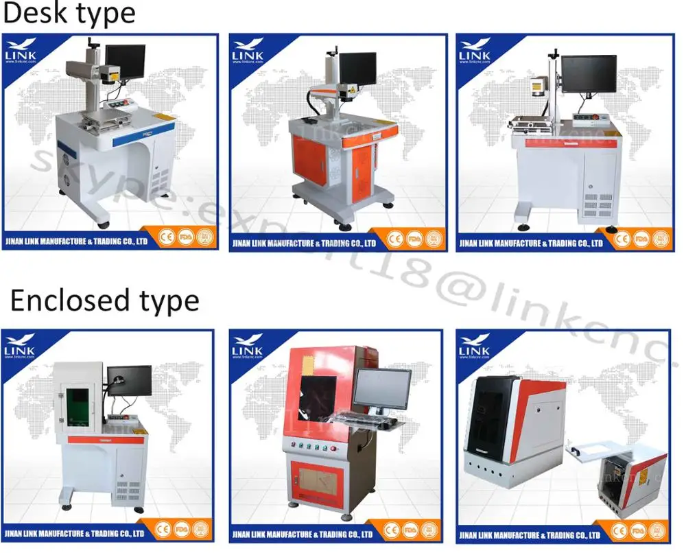 30W Portable Mini Laser Marking Machine with Raycus Fiber Source 100000 Hours Service Time