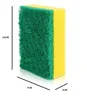 Kitchen Cleaning Sponge with Scouring Pad