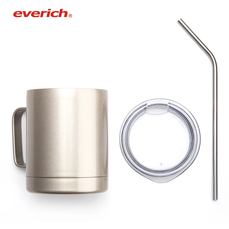 

10oz stainless steel vacuum Insulated hot and cold water tumbler, Pms color