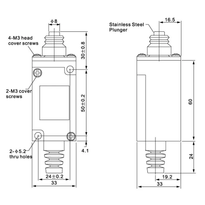 Omron Sealed Plunger Limit Switch Hl-5100 - Buy Omron Limit Switch,Hl ...