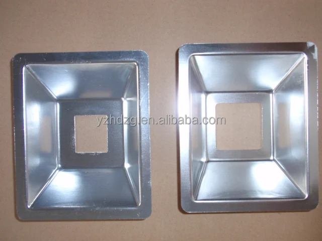 
aluminium square led light reflectors 