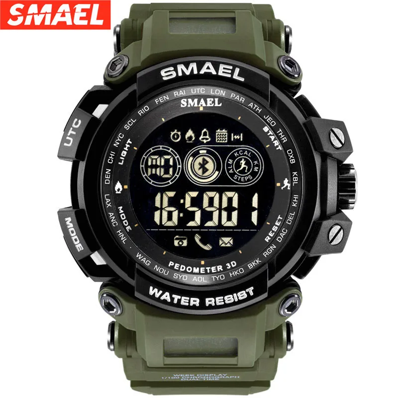

2019 New SMAEL 8018 Smart Watch Waterproof Bluetooth Sport Wrist watch For Android IOS Phone