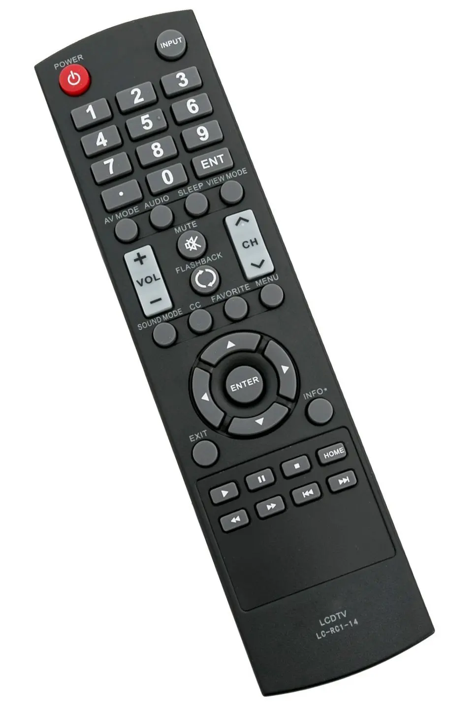 Get Quotations · Replaced LC-RC1-14 Remote for Sharp TV LC-32LB150U LC- 42LB261U