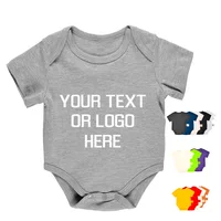 

China Newborn Infant Wear Clothes Wholesale Cotton Design Your Own Custom Baby Grow Bodysuit