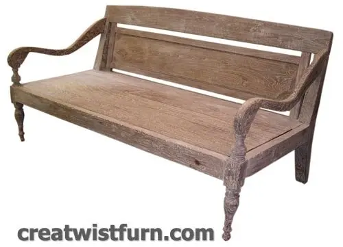 Antique Teak Bench