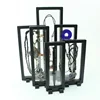 plastic clear PE film Jewelry display box 3D Floating coin medals display frame