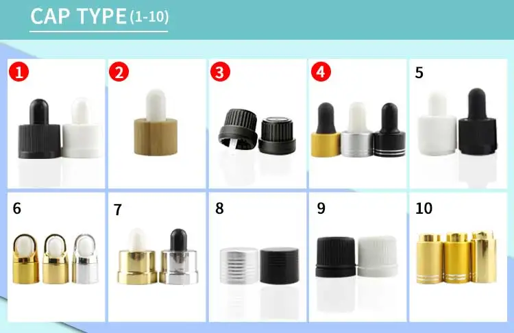 30ml rectangular glass dropper box