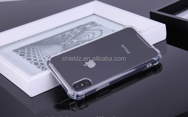 For iPhone X/XS Case Clear Bumper, TPU PC Clear Case For iPhone X/XS, Clear For iPhone xs Case 4 Corners Shock Absorption PC