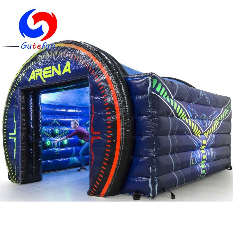 

2020 Popular inflatable interactive adult sport game two players adult kids exciting IPS interactive arena for sale