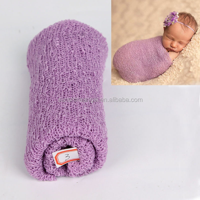 

Hot Sale Cotton Wrapped Yarn Blanket Newborn Baby Photography Props