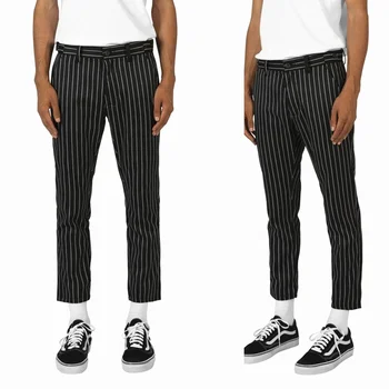 pinstripe track pants