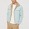 New Design Custom Wholesale High Quality Men's Winter Lined Coat Button Up Jacket
