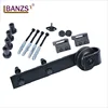 Black Powder Coated Bottom Guide Stay Roller For Barn Sliding Door Hardware Adjustable