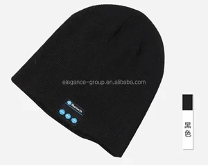 Wireless Bluetooth Headphones Hat Built Mic