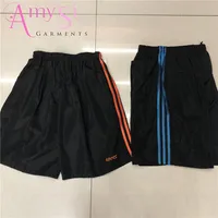 

1.11 USD MK023 summer black solid color mens basketball Fast drying shorts