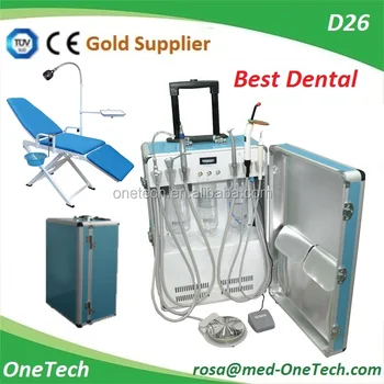 Factory Sale Portable Dental Suitcase D26 To Work With Aluminium