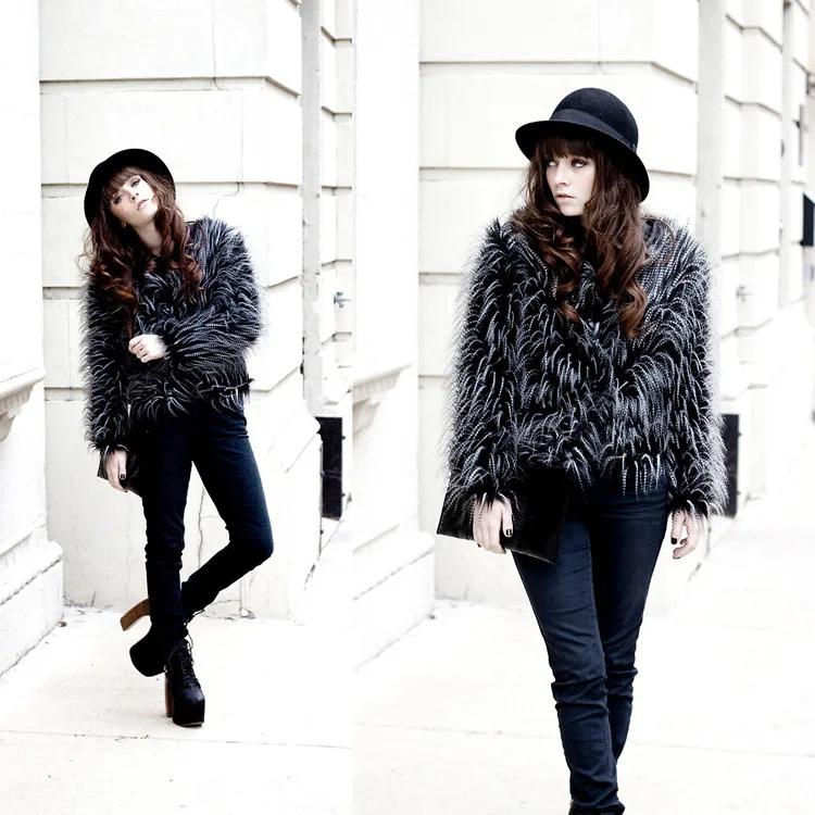 The new version of cool autumn and font b winter b font light street fashion faux