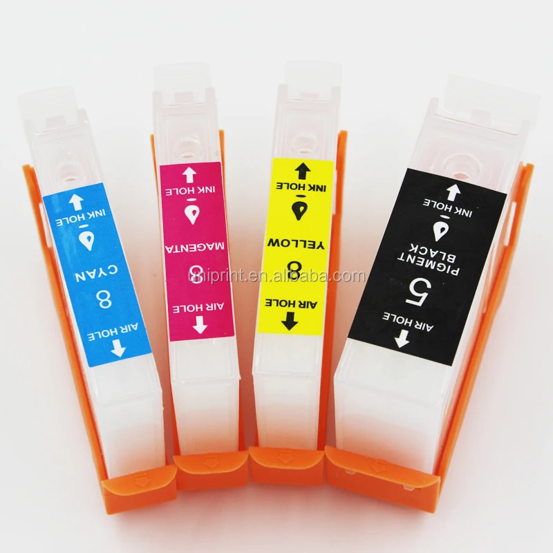 

4 COLORS PGI-5 CLI-8 refillable ink cartridge for Canon PIXMA IP3300 IP4200 IP4300 IP4500 IX4000 IX5000 PIXMA MP970