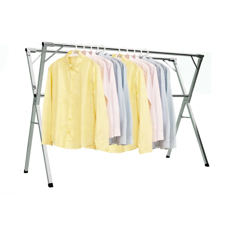 Cheap Adjustable Standing Drying Clothes Rack Clothing Hanger Quilt Drying Racks For Towel Baby Clothes