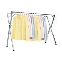 

Cheap Adjustable Standing Drying Clothes Rack Clothing Hanger Quilt Drying Racks For Towel Baby Clothes