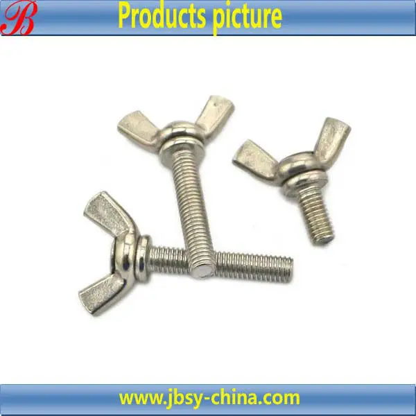 Plastic Head With Zinc Plated Rod Butterfly Screws Buy Butterfly