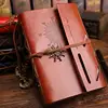 Vintage leather writing Notebook refillable paper diary notebook classic daily use gifts