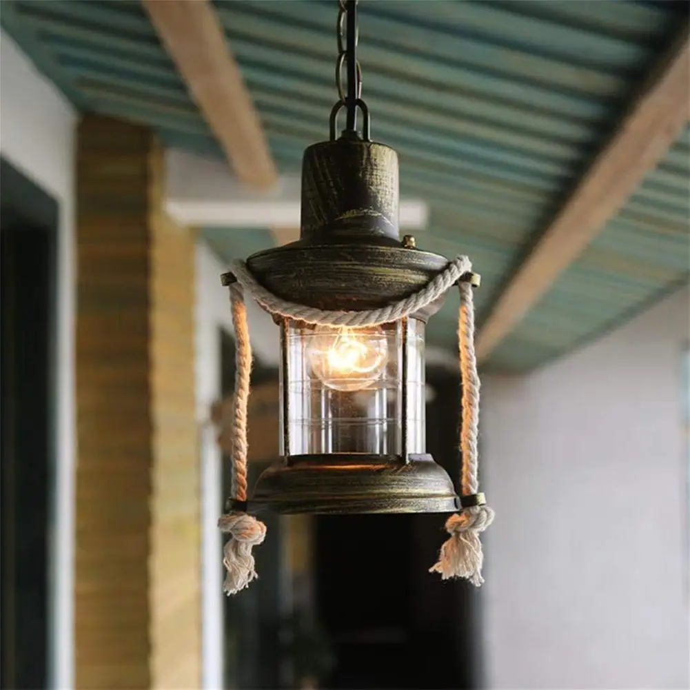 GLX Retro nostalgic chandeliers, loft chandeliers, iron chandeliers chandeliers 15CM 78CM