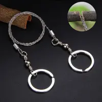 

KongBo Outdoor Emergency Diamond Stainless Steel Rope Chain Survival Wire Saw For Wood