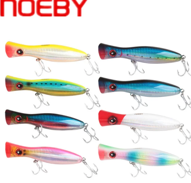 

NOEBY Hard bait NBL 9602 160mm GT Popper Fishing Lure GT lures fishing lure saltwater tuna bait, 8 colors