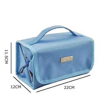 travel roll up makeup bag